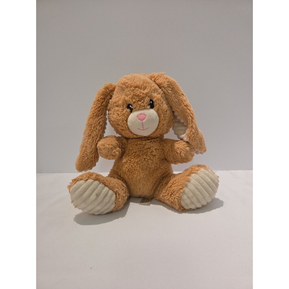 Spark Create Imagine Brown Plush Rabbit Crinkle Feet Rattle Easter